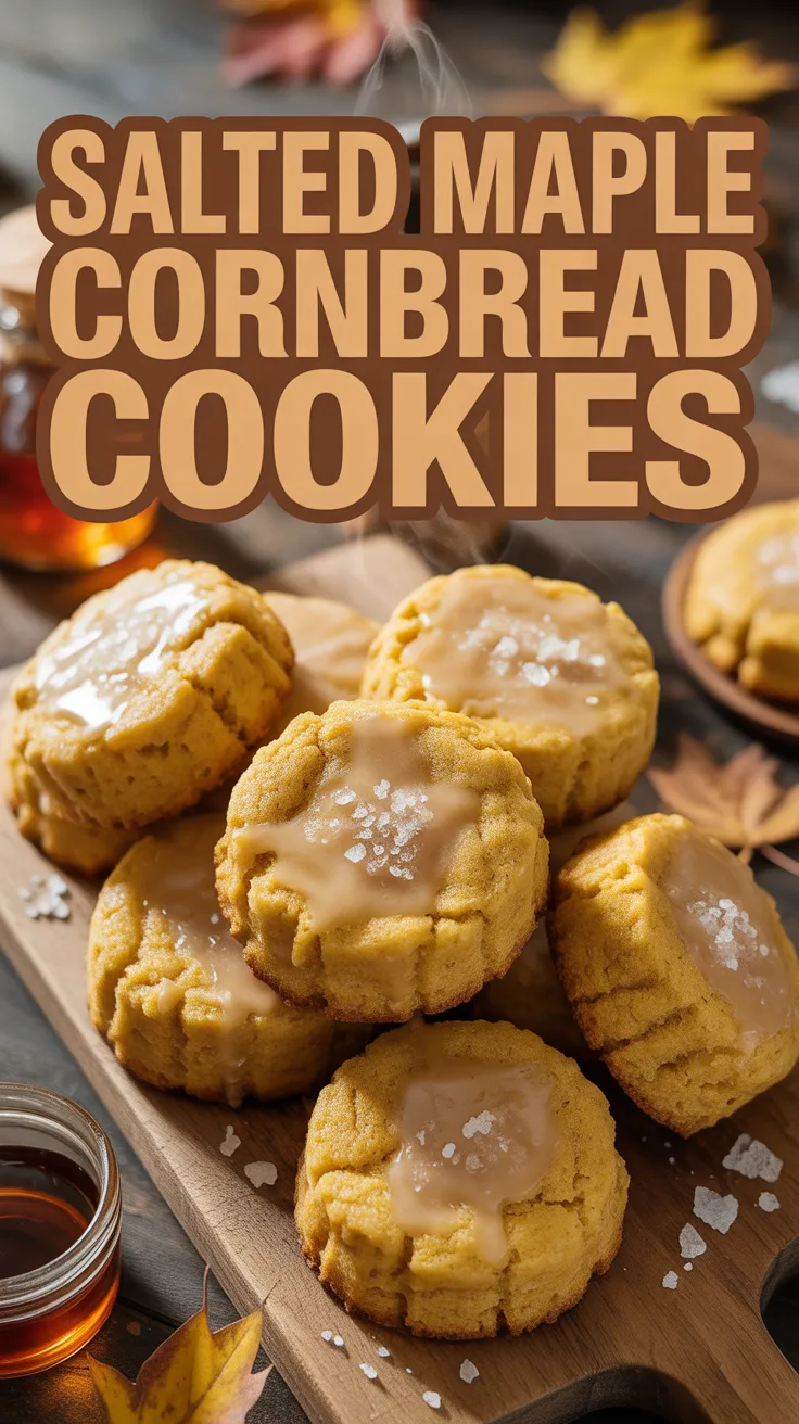 Explore the comforting flavors of Salted Maple Cornbread Cookies, where the sweetness of maple syrup meets the rustic charm of cornbread. These delightful treats offer a unique twist on traditional cookies, making them a perfect addition to any gathering or cozy evening at home.