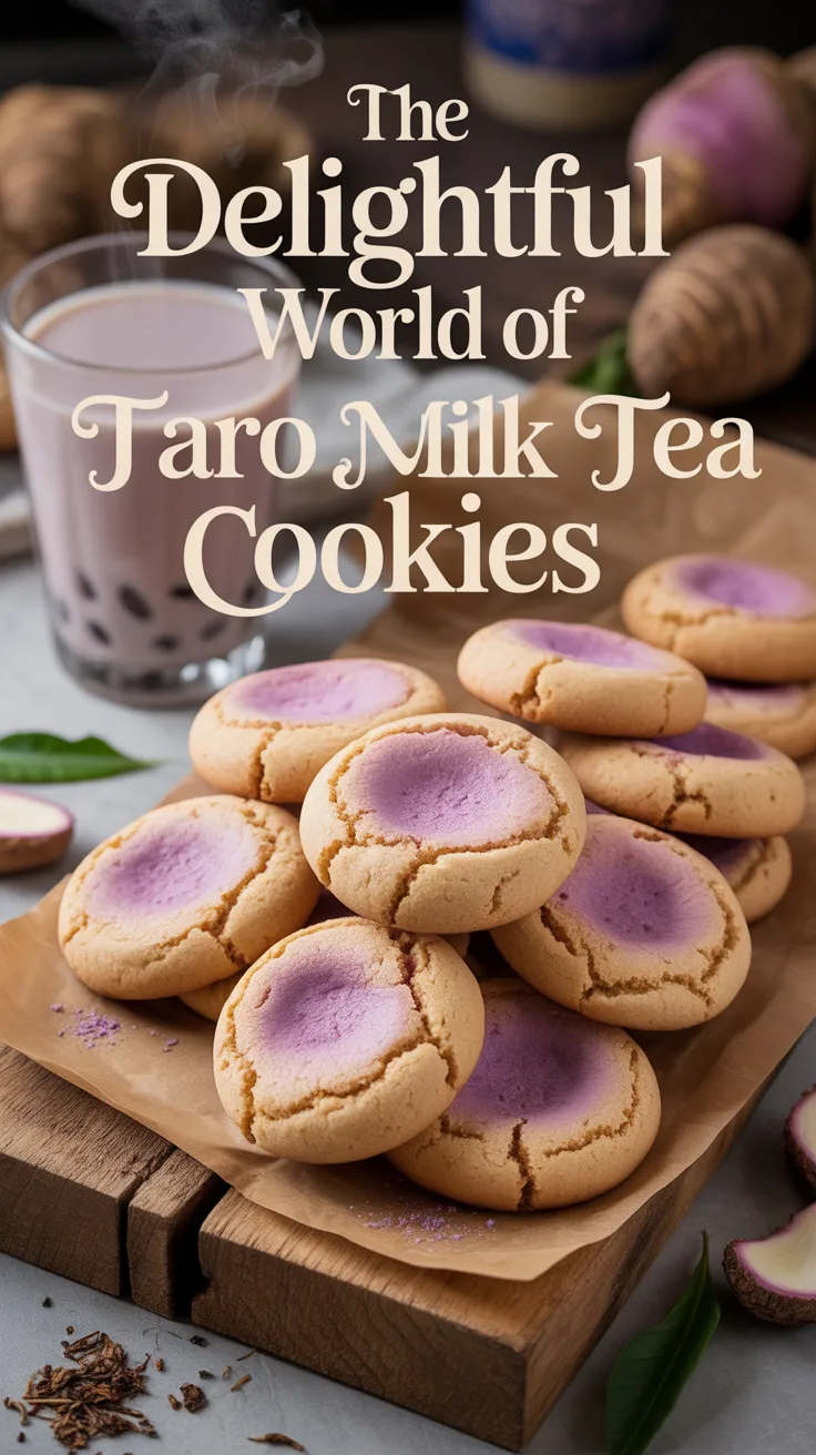 With straightforward ingredients and easy preparation, baking these cookies is a rewarding experience for bakers of all skill levels. Dive into this whimsical recipe and let the delightful flavors of taro milk tea elevate your cookie game to new heights.