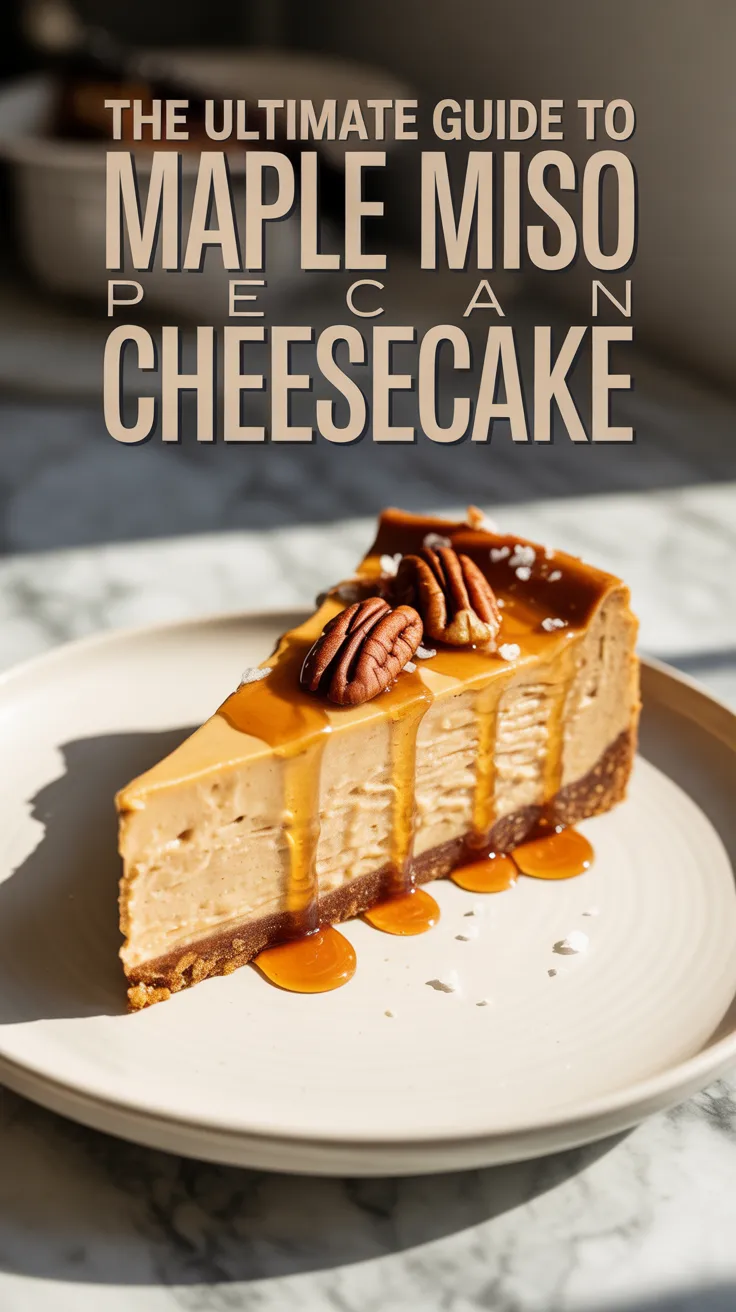 Perfect for impressing guests at gatherings or simply indulging in a comforting dessert at home, this maple miso pecan cheesecake is sure to become a favorite. Dive into the recipe and explore the delightful marriage of flavors that awaits.