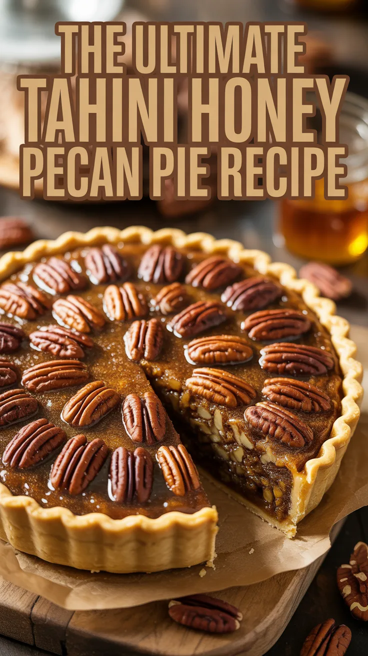 Discover why this Tahini Honey Pecan Pie has become a favorite at family gatherings, blending traditional elements with innovative ingredients for a dessert that stands out on any table.