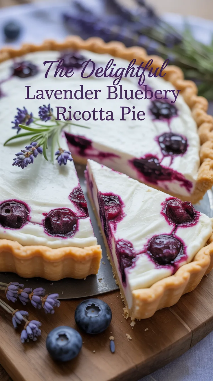 Perfect for gatherings or a quiet afternoon indulgence, this pie is sure to become a favorite in your recipe collection. Discover the art of baking with lavender and elevate your dessert game with this enchanting dish.