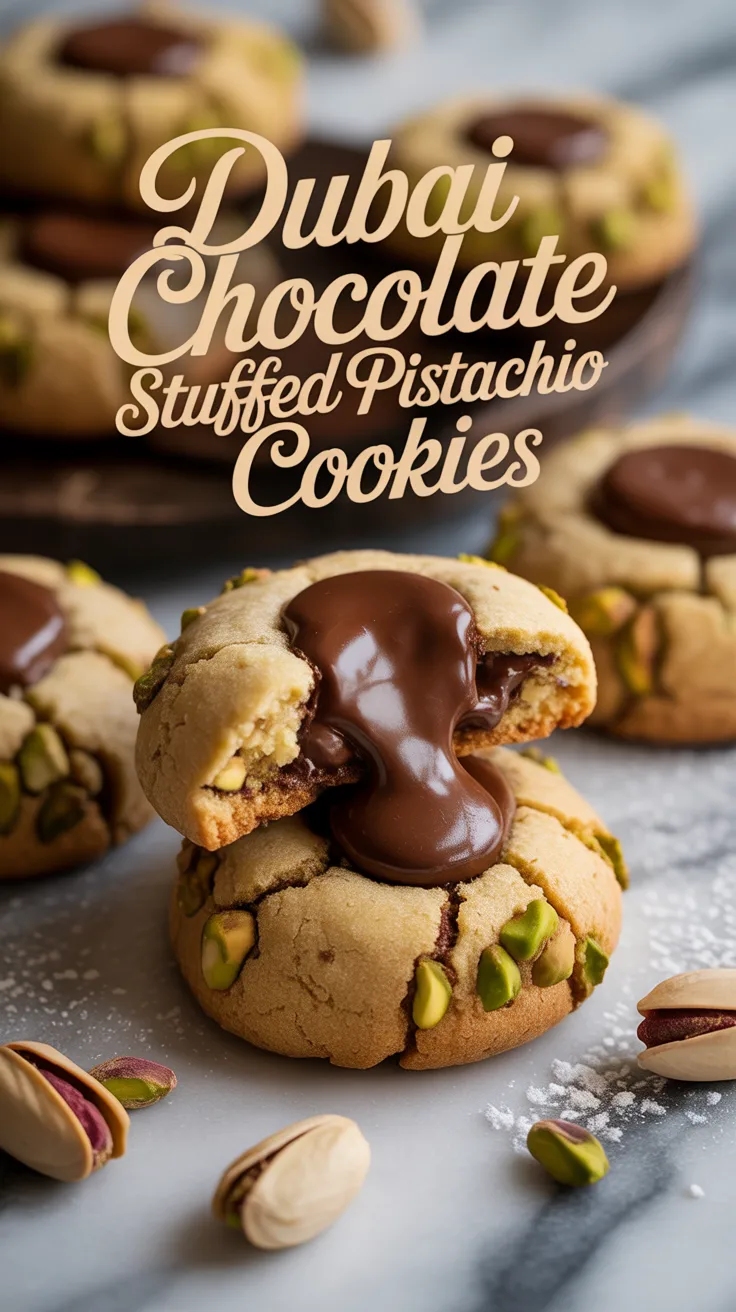 Perfect for sharing or savoring on your own, these cookies are not only visually stunning but also packed with a perfect balance of sweet and nutty notes. Treat yourself to a little luxury that pairs beautifully with coffee or tea.