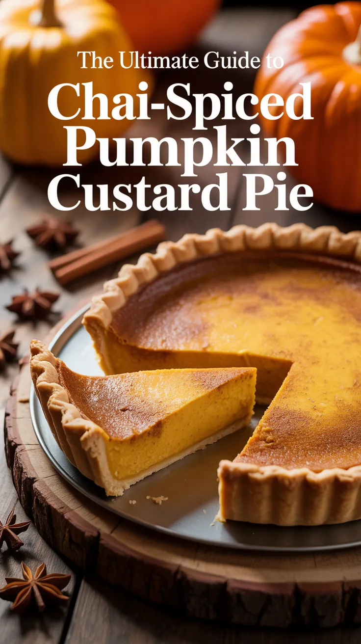 This pie not only tantalizes the taste buds but also fills your kitchen with an enchanting fragrance that invites friends and family to gather. The combination of spices elevates the traditional pumpkin pie, making it a standout dessert that will have everyone asking for the recipe.