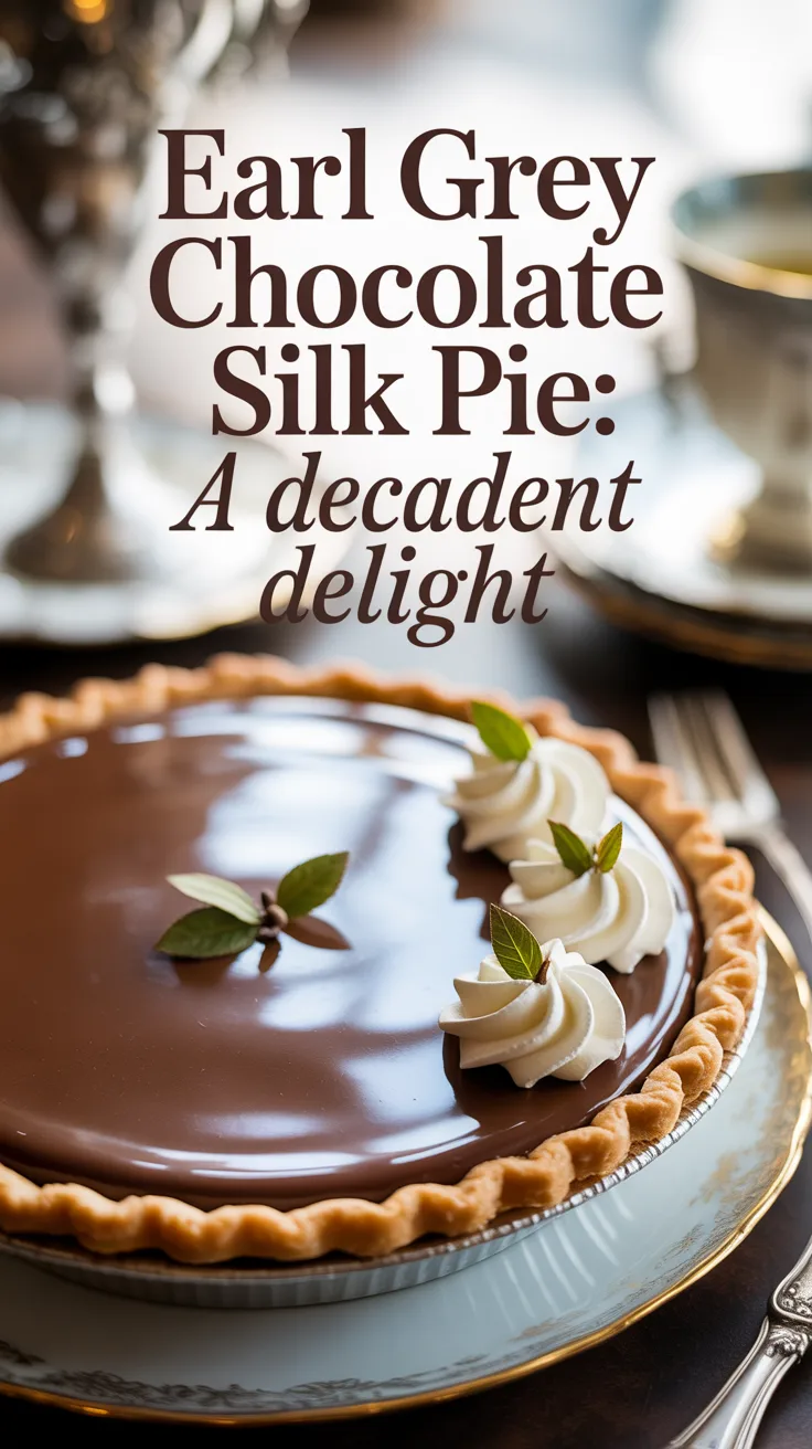 Get ready to elevate your baking game and delight your loved ones with this sophisticated treat. Explore the secrets to mastering this Earl Grey Chocolate Silk Pie and savor a dessert that checks all the boxes for flavor, texture, and visual appeal.