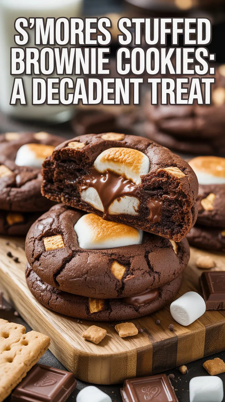 Ideal for sharing with family and friends, these cookies are sure to impress with their delightful appearance and irresistible aroma. No one can resist the allure of a dessert that brings together the beloved flavors of s’mores in a portable, easy-to-enjoy form.