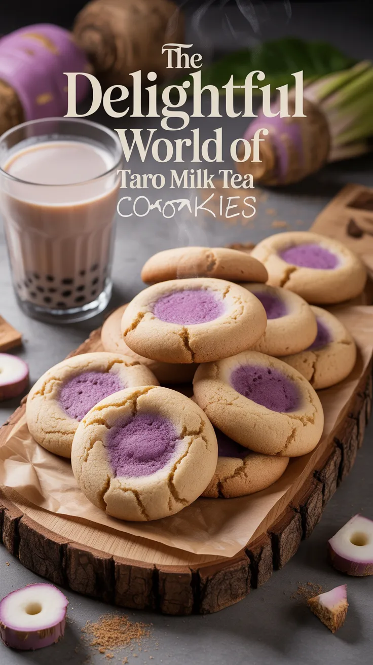 Step into the enchanting realm of Taro Milk Tea Cookies, where the unique flavors of taro combine with the comforting essence of milk tea. These cookies promise to deliver a delightful twist on your favorite beverage, making them a must-try for both cookie enthusiasts and tea lovers alike.