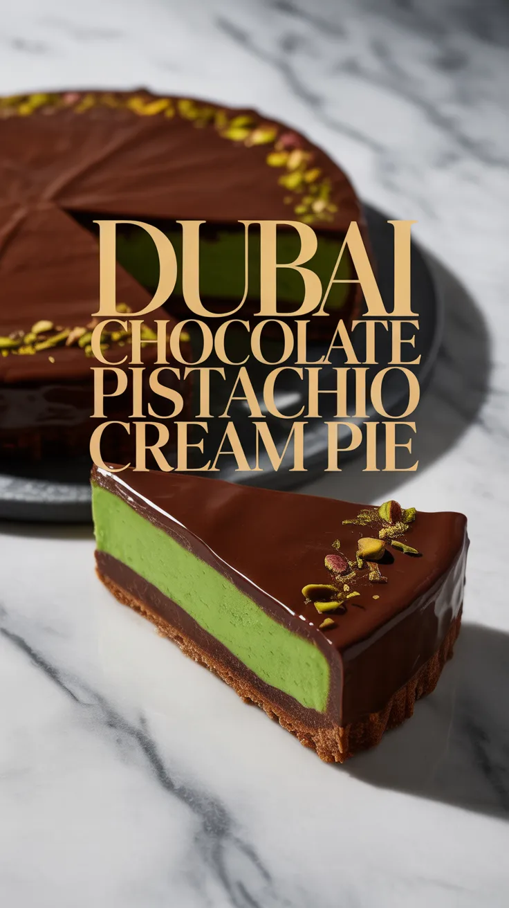 Discover the luxurious fusion of rich chocolate and nutty pistachio in a pie that captures the essence of Dubai. Each slice offers a decadent experience that transports you to a world of indulgence and exotic flavors.