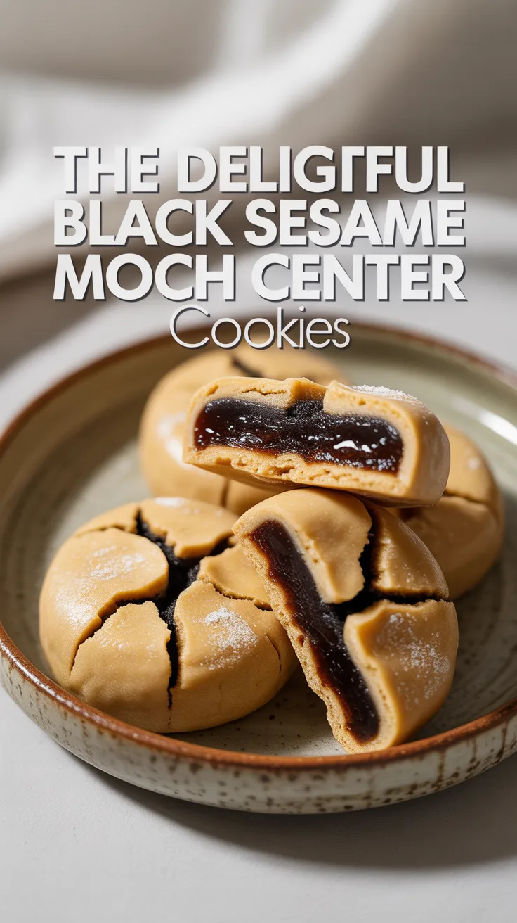 Imagine savoring a cookie that combines the nutty richness of black sesame with the chewy goodness of mochi. Each bite offers a harmonious blend of flavors that both intrigue and satisfy, elevating your snacking experience to new heights.