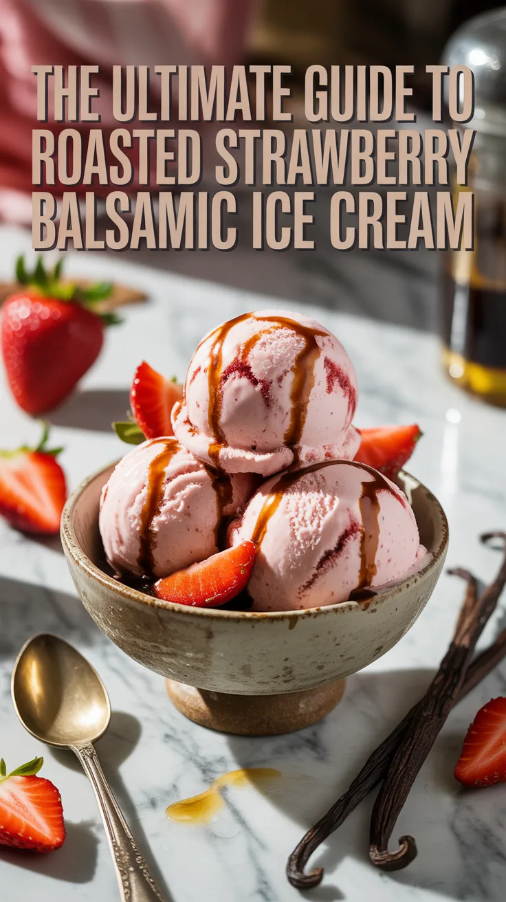 Imagine enjoying the vibrant, complex notes of this delightful treat on a warm summer day. The process of roasting strawberries enhances their natural sugars, creating a depth of flavor that transforms your standard ice cream into a gourmet experience everyone will love.