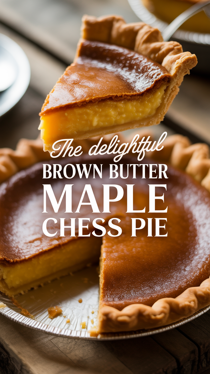 Uncover the secrets to crafting the Delightful Brown Butter Maple Chess Pie, a dessert that embodies comfort and elegance. With its caramel-like sweetness and a hint of nuttiness, this pie transforms simple ingredients into a gourmet experience that will leave your guests in awe.
