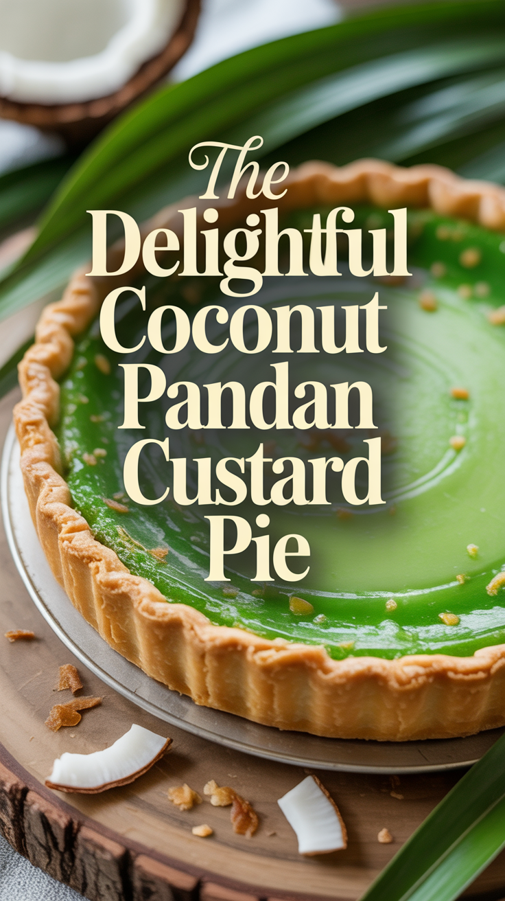 Elevate your dessert repertoire with Coconut Pandan Custard Pie, a unique creation that promises to impress and satisfy. Get ready to indulge in a delicious slice that feels like a mini-vacation with every bite!
