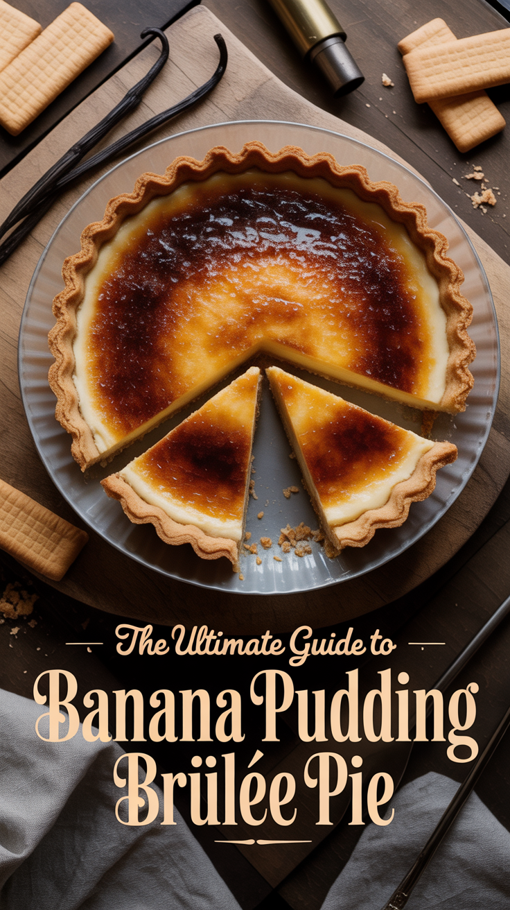 Uncover the magic of Banana Pudding Brûlée Pie, where rich, creamy pudding meets the delightful crunch of caramelized sugar. This dessert beautifully marries classic flavors with an elegant touch, promising to elevate your dessert game to new heights.