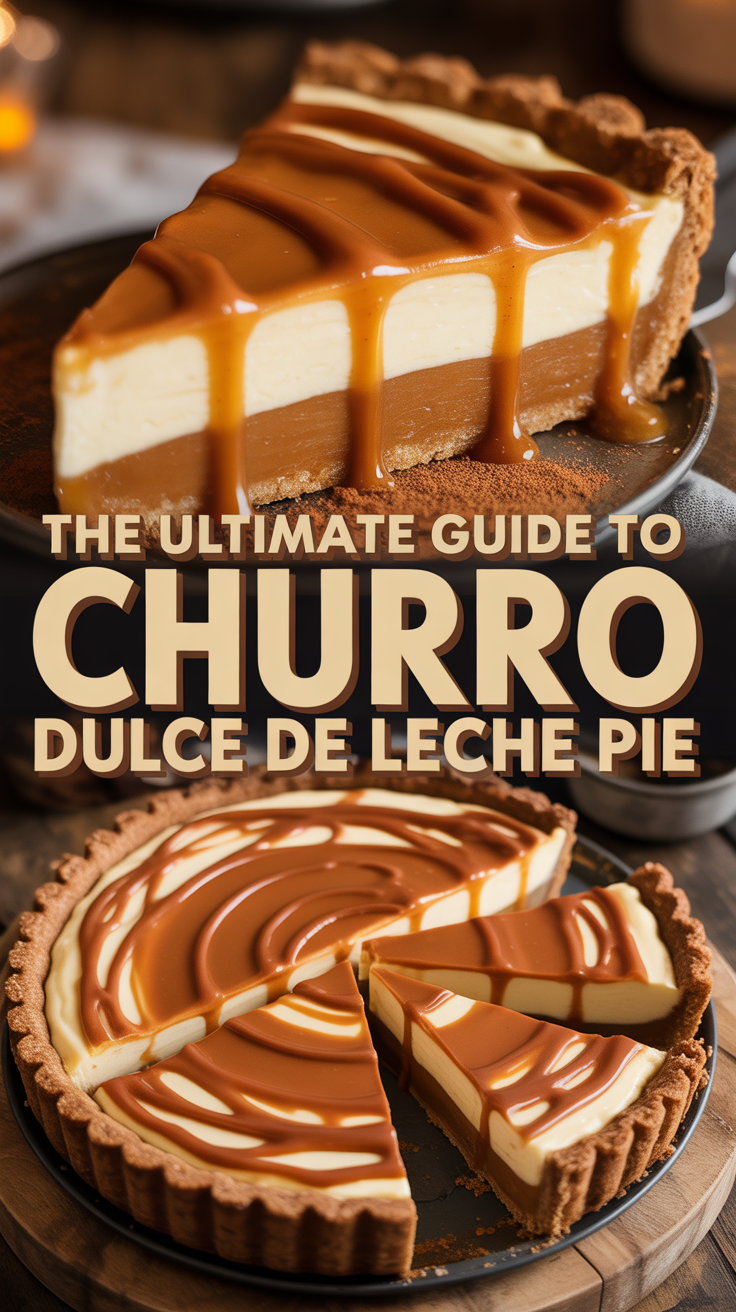Dive into the irresistible world of Churro Dulce de Leche Pie, where the beloved flavors of churros meet a creamy, decadent filling. This delightful dessert is sure to satisfy your sweet tooth with its crispy crust and luscious layers, making it a unique addition to any dessert spread.