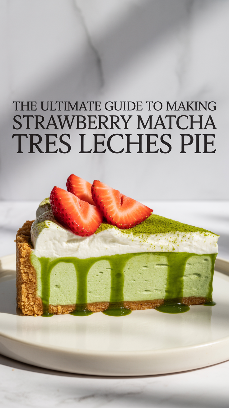 Imagine sinking your fork into layers of moist, strawberry-infused cake soaked in a luscious mix of three milks, all elevated by the vibrant green notes of matcha. The perfect balance of sweetness and earthiness will keep you coming back for more, leaving your guests in awe.