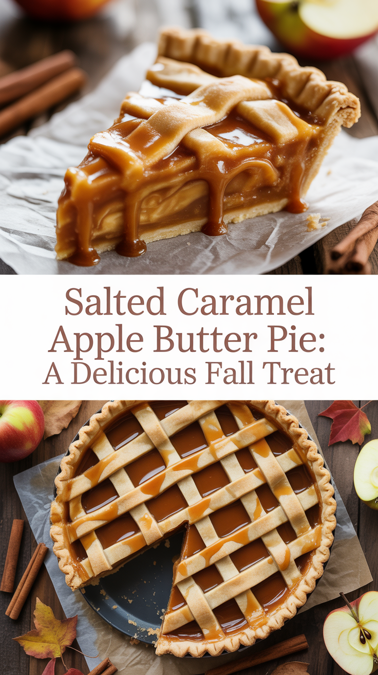 This recipe is not just about indulgence; it’s also about tradition. Passed down through generations, the Salted Caramel Apple Butter Pie brings loved ones together, making it a cherished centerpiece for holiday celebrations or cozy weekend dinners.