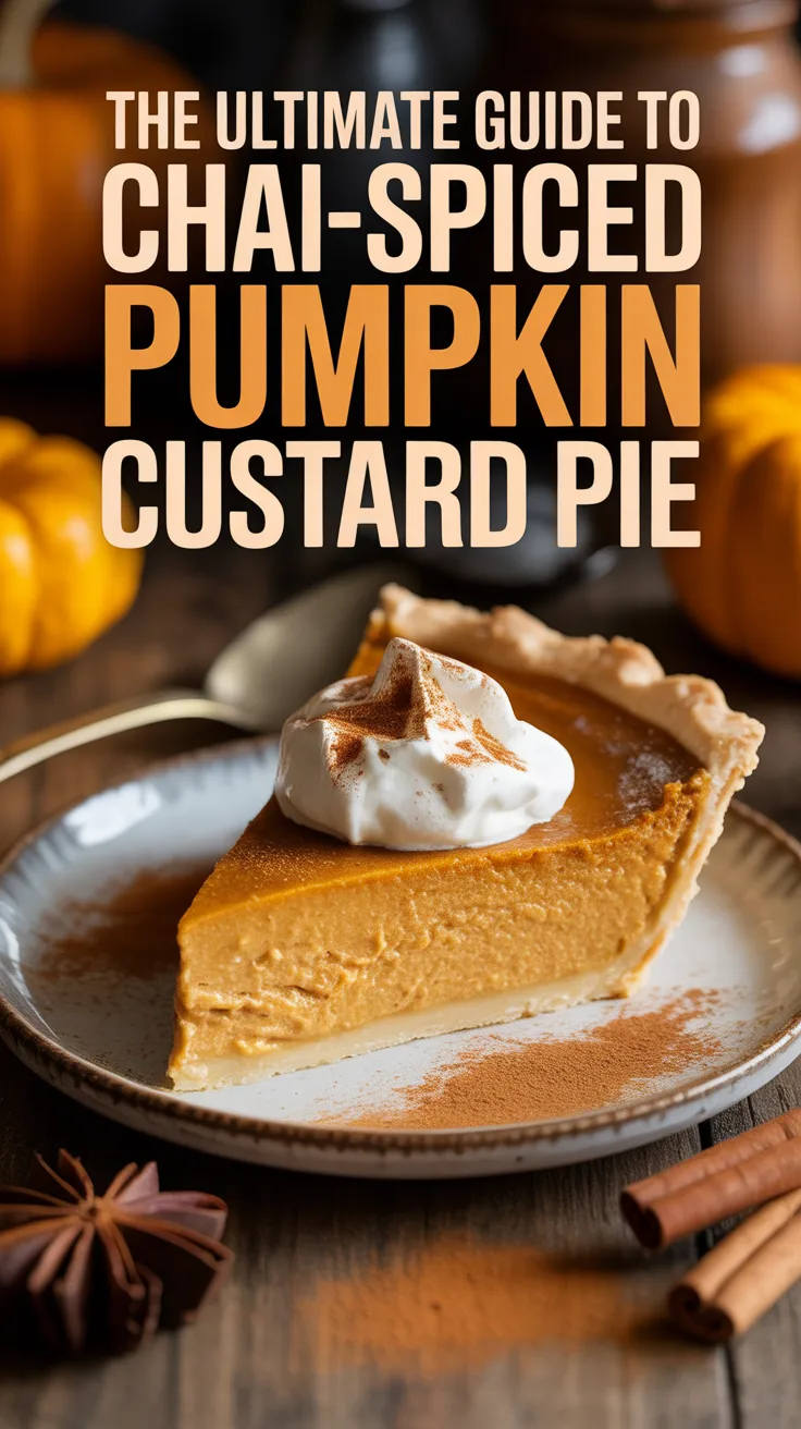 Whether you’re hosting a festive dinner or simply craving a slice of seasonal goodness, this Chai-Spiced Pumpkin Custard Pie is a must-try. Discover how easy it is to bring a touch of warmth and spice to your dessert table with this delectable treat.