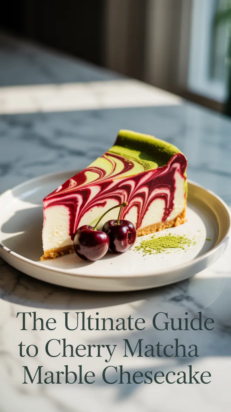 Perfect for special occasions or as a unique everyday dessert, this cherry matcha marble cheesecake is sure to become a cherished favorite. Dive into the recipe and discover how to elevate your dessert game with this colorful and flavorful creation.