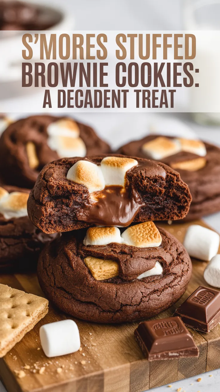 Imagine sinking your teeth into a soft, chewy cookie that reveals a warm, molten center of marshmallow and chocolate with every bite. The delightful contrast of textures and flavors makes these cookies a true treat, perfect for any occasion or just a cozy night in.