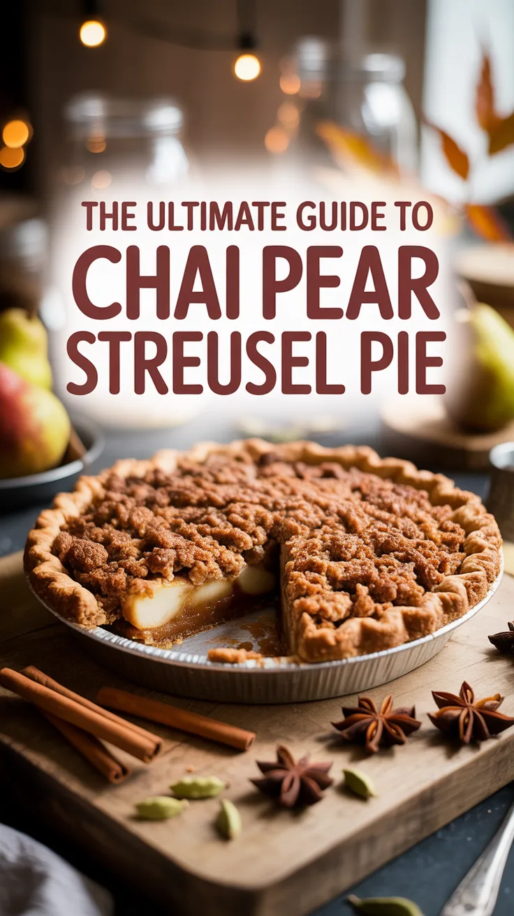 Experience a delicious fusion of chai flavors and sweet pears that sets this pie apart from traditional recipes. With every bite, you’ll enjoy a harmonious blend that brings seasonal ingredients into a stunning dessert.