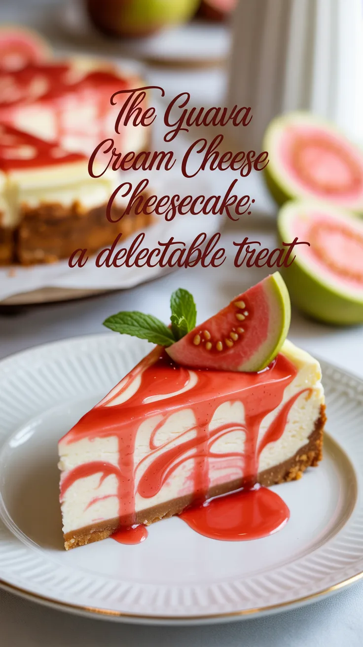 Ideal for celebrations, brunches, or any occasion that calls for a taste of the tropics, this guava cream cheese cheesecake is sure to become a favorite. Dive into the recipe and discover how to bring a touch of paradise into your kitchen.