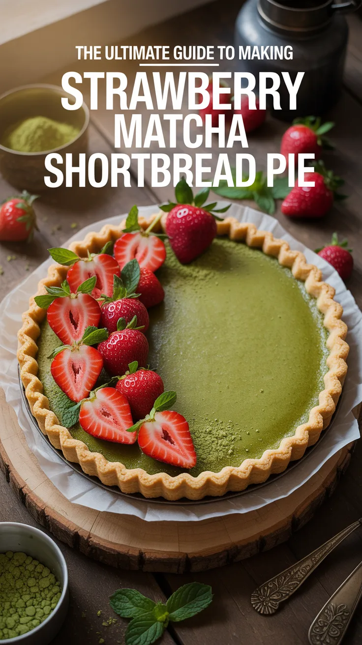 Ready to make something extraordinary? This Strawberry Matcha Shortbread Pie is not just a dessert; it's a culinary adventure that invites you to explore new flavor profiles while celebrating the joys of baking.