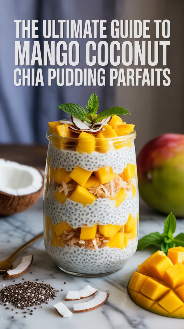 Imagine a vibrant parfait bursting with color and flavor, combining the rich taste of coconut with the sweetness of ripe mango. In just a few simple steps, you can craft this visually stunning treat that not only looks good but is also packed with nutrients. Dive into the possibilities of layering and garnishing to make it uniquely yours!