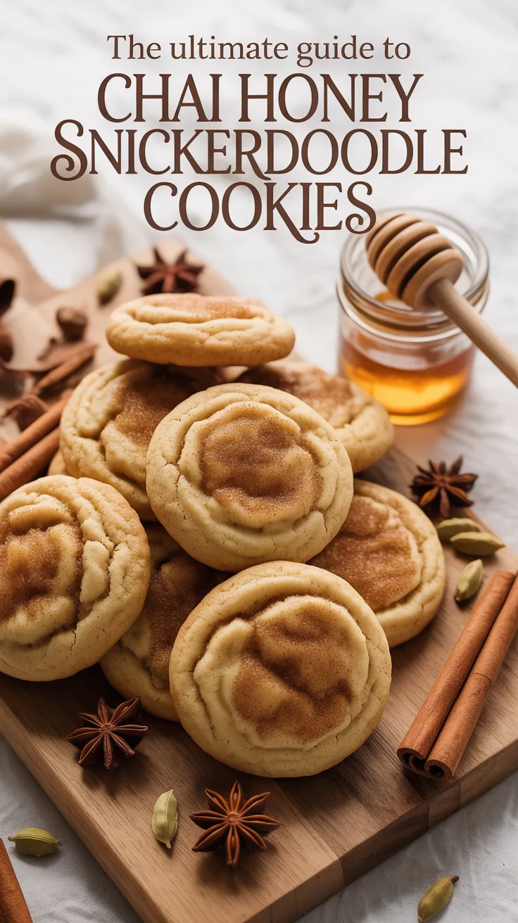 Step into a world of comforting flavors with Chai Honey Snickerdoodle Cookies, where the warmth of chai spices meets the sweetness of honey in a delightful twist on a classic treat. These cookies promise to elevate your baking game and fill your home with an irresistible aroma.