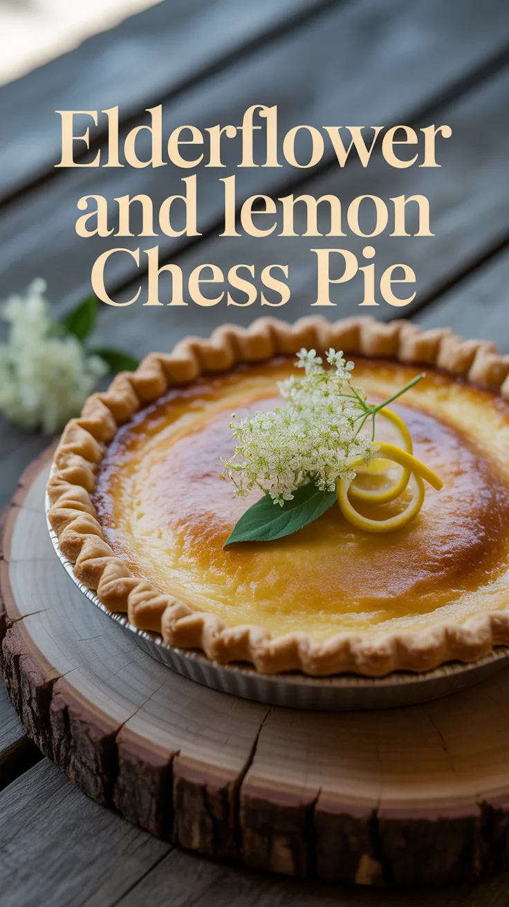 Discover the art of balancing sweetness with a hint of tartness in every slice of this Elderflower and Lemon Chess Pie. This recipe invites you to celebrate seasonal ingredients while creating a dish that looks as beautiful as it tastes.