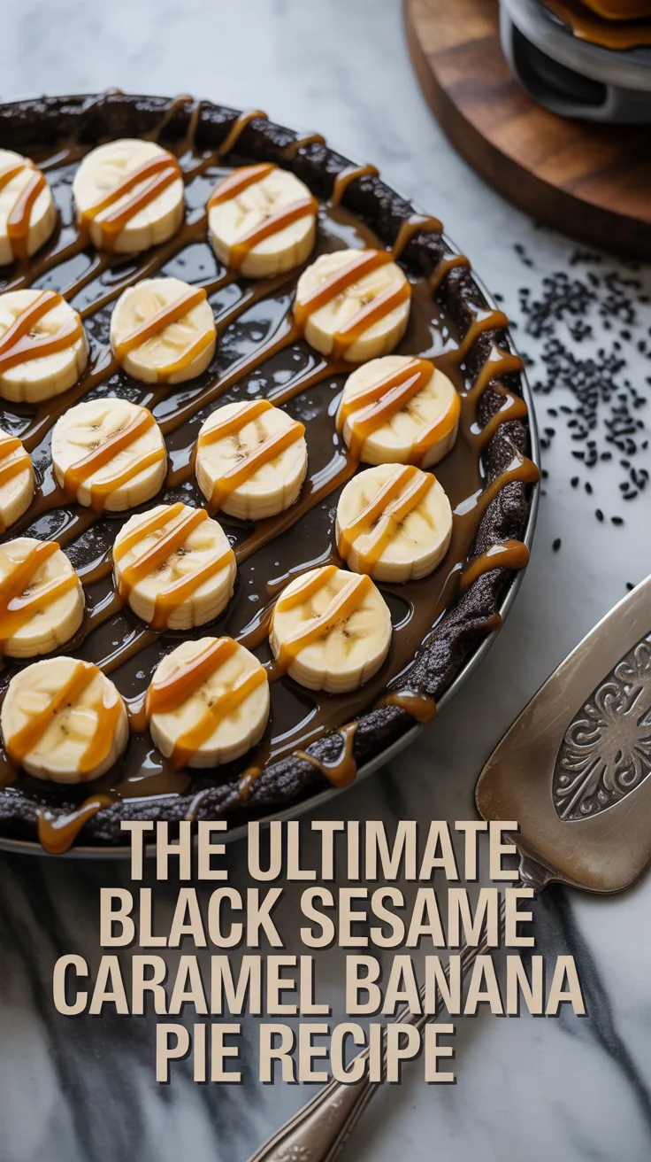 Imagine a creamy filling that pairs the rich taste of black sesame with sweet caramel and ripe bananas, all encased in a perfectly crumbly crust. This recipe unveils the secrets to creating a harmonious balance of flavors and textures, making every bite a delightful surprise.