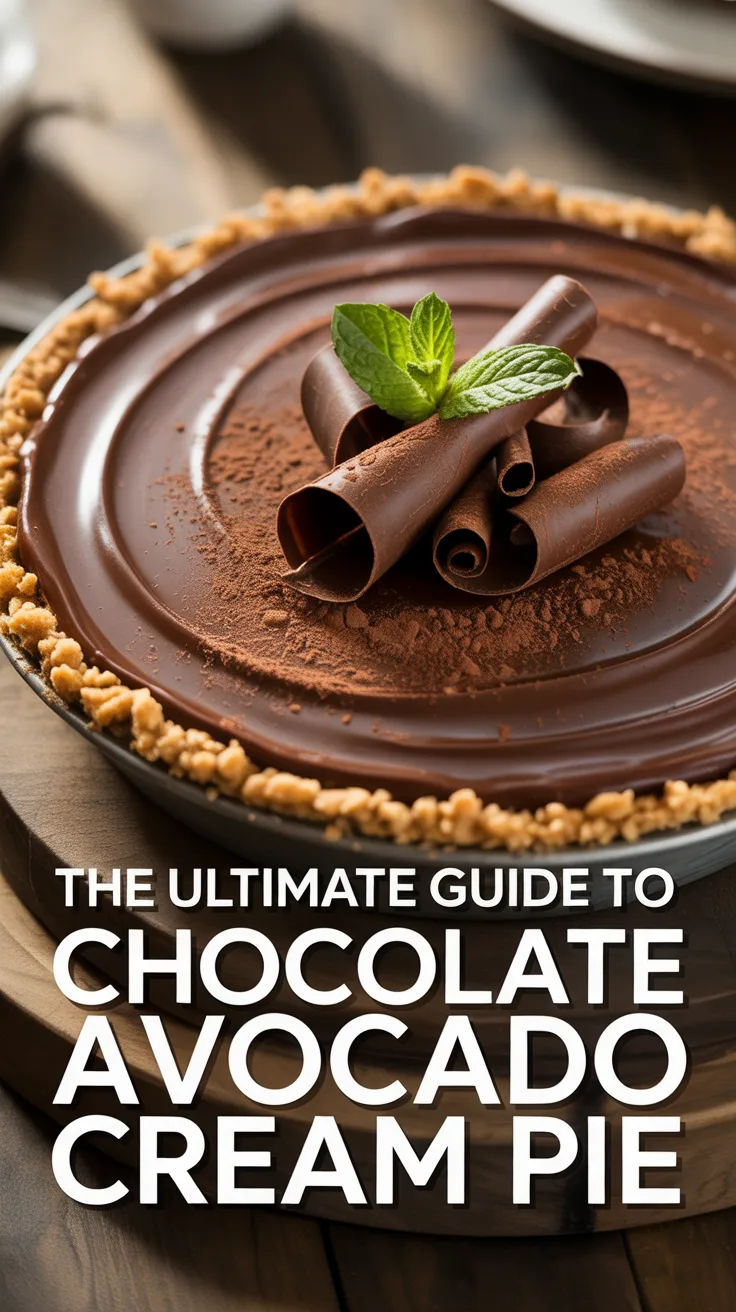 Perfect for those seeking a fresh take on traditional desserts, this Chocolate Avocado Cream Pie combines wholesome ingredients with luxurious flavors. Explore the perfect balance of sweetness and creaminess that will elevate your dessert game.