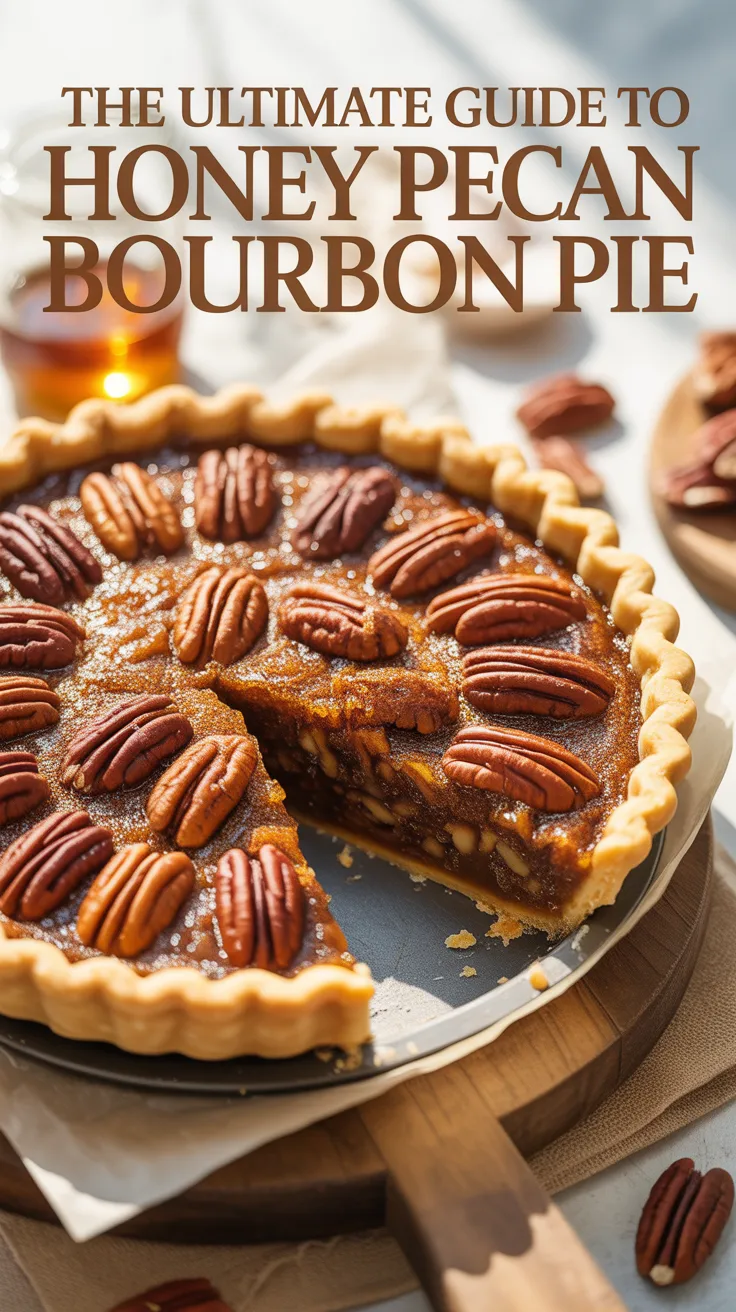 Discover the secrets behind crafting the perfect pie crust and filling, elevating a classic dessert to new heights. This ultimate guide will take you step-by-step through creating a show-stopping Honey Pecan Bourbon Pie that will impress any guest.