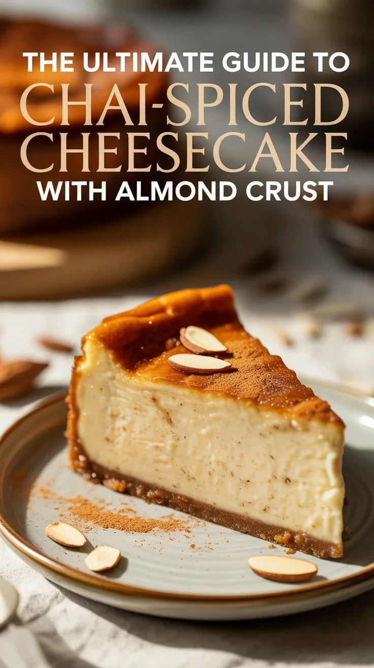 Experience the enchanting fusion of warm spices and creamy sweetness with a chai-spiced cheesecake that transcends traditional desserts. The aromatic blend of cardamom, cinnamon, and ginger creates a flavor profile that's both comforting and exotic.