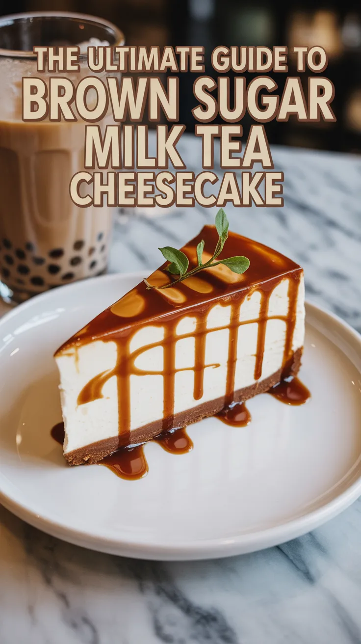 Perfect for gatherings, celebrations, or a sweet indulgence at home, this brown sugar milk tea cheesecake promises to impress friends and family. Explore the recipe and experience the enchanting fusion of flavors that brings a taste of tea culture to your dessert table.
