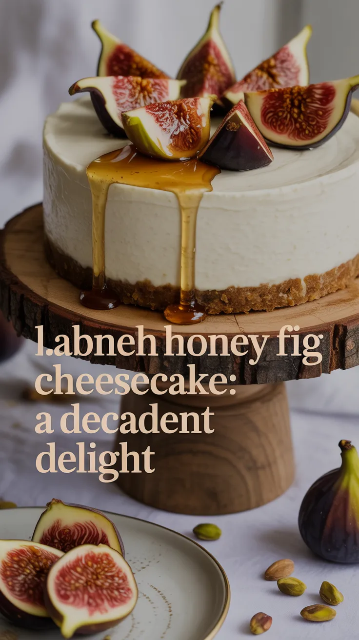 Indulge in the luxurious flavors of a labneh honey fig cheesecake that redefines dessert. This captivating treat combines the creamy, tangy notes of labneh with the rich sweetness of honey and succulent figs, creating a culinary experience that will leave you wanting more.