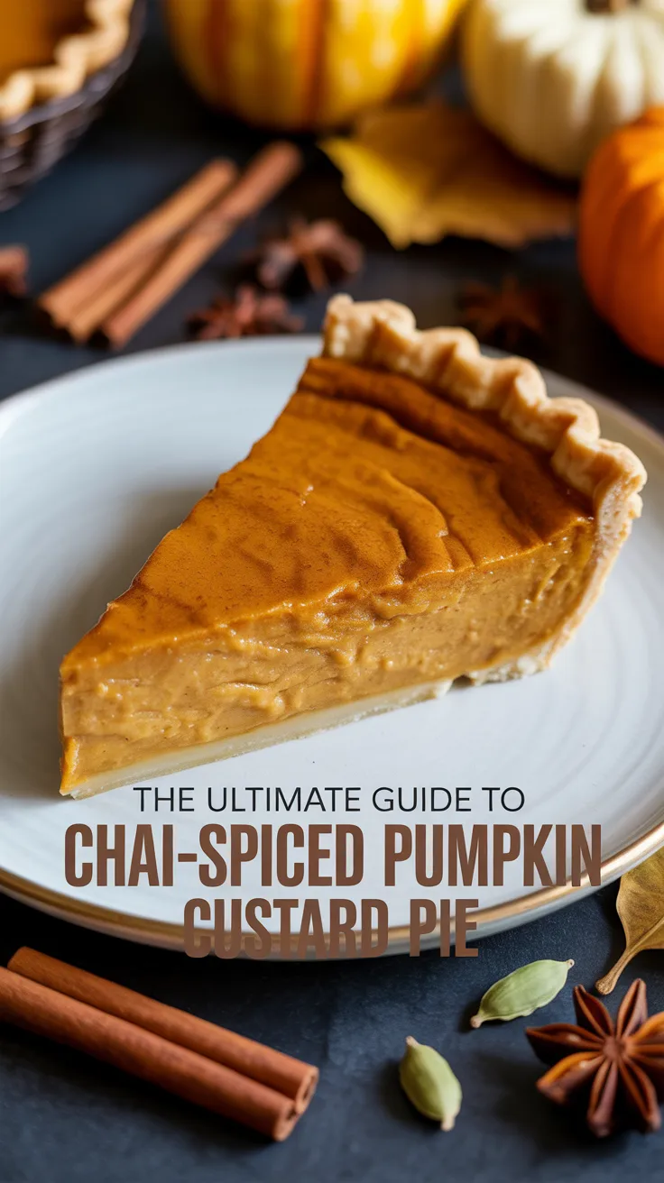 Imagine sinking your fork into a velvety filling that evokes the comforting aromas of cinnamon, ginger, and cardamom, all nestled in a flaky crust. Each bite offers a delightful taste of autumn that is both familiar and uniquely refreshing, making it a perfect centerpiece for your holiday gatherings.