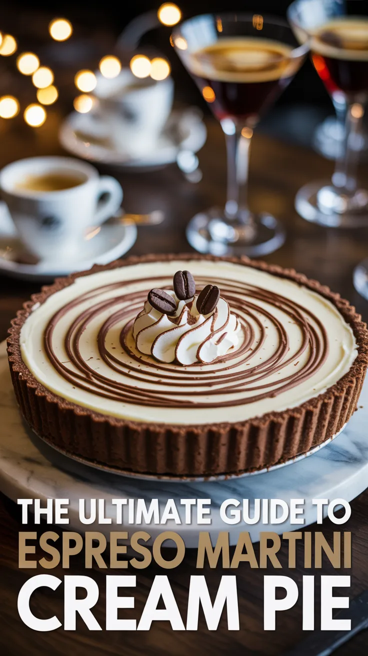 Get ready to wow your guests with a unique dessert that captures the essence of the famous cocktail. This Espresso Martini Cream Pie is not just a treat; it's an indulgent experience that will leave everyone craving more.