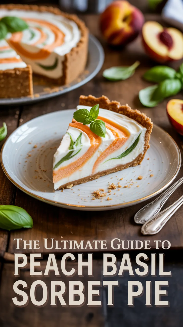 Dive into a refreshing summer treat with a Peach Basil Sorbet Pie that redefines dessert. This vibrant pie combines the natural sweetness of ripe peaches with the surprising, aromatic kick of fresh basil, creating a flavor explosion that’s as unique as it is delightful.