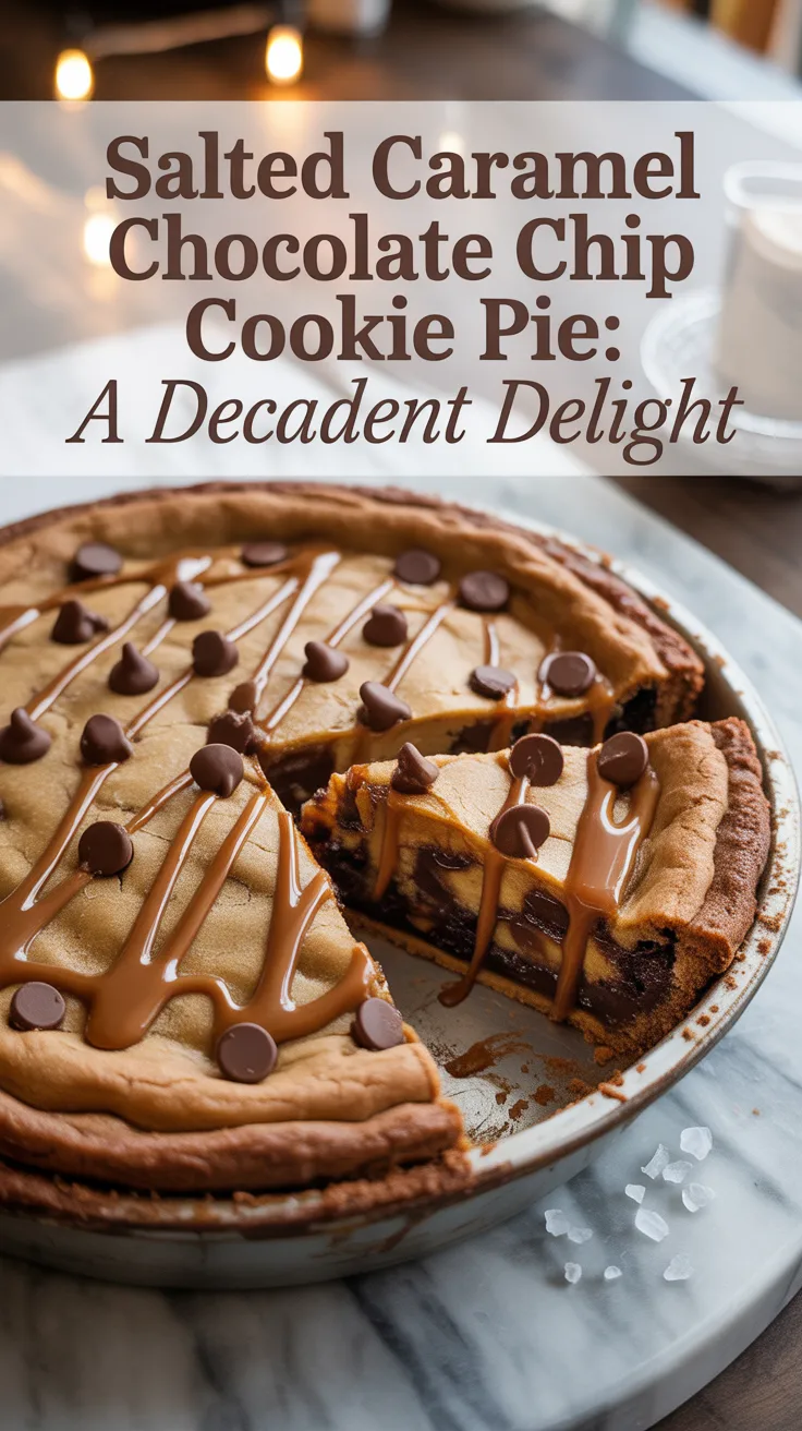 Dive into a symphony of flavors with each bite of this pie, where sweet chocolate chips perfectly balance the crunchy sea salt. Discover why this dessert has become a beloved favorite in kitchens across the country.
