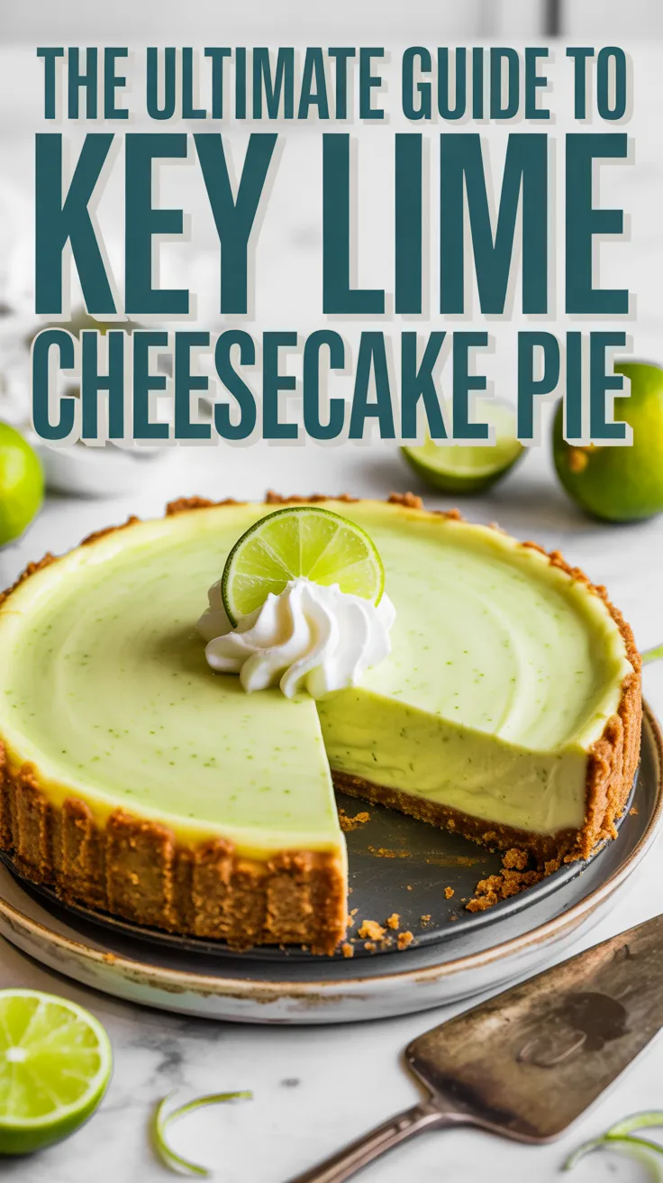 Transport yourself to a tropical paradise with a Key Lime Cheesecake Pie that perfectly blends creamy indulgence with zesty brightness. This refreshing dessert captures the essence of sunny days and ocean breezes, making it a must-have for any occasion.