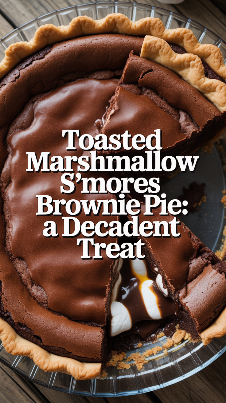 Explore creative twists to make this dessert your own, whether through unique toppings or flavoring the brownie mix. This Toasted Marshmallow S’mores Brownie Pie is not just a treat; it's an experience that will leave everyone begging for more.