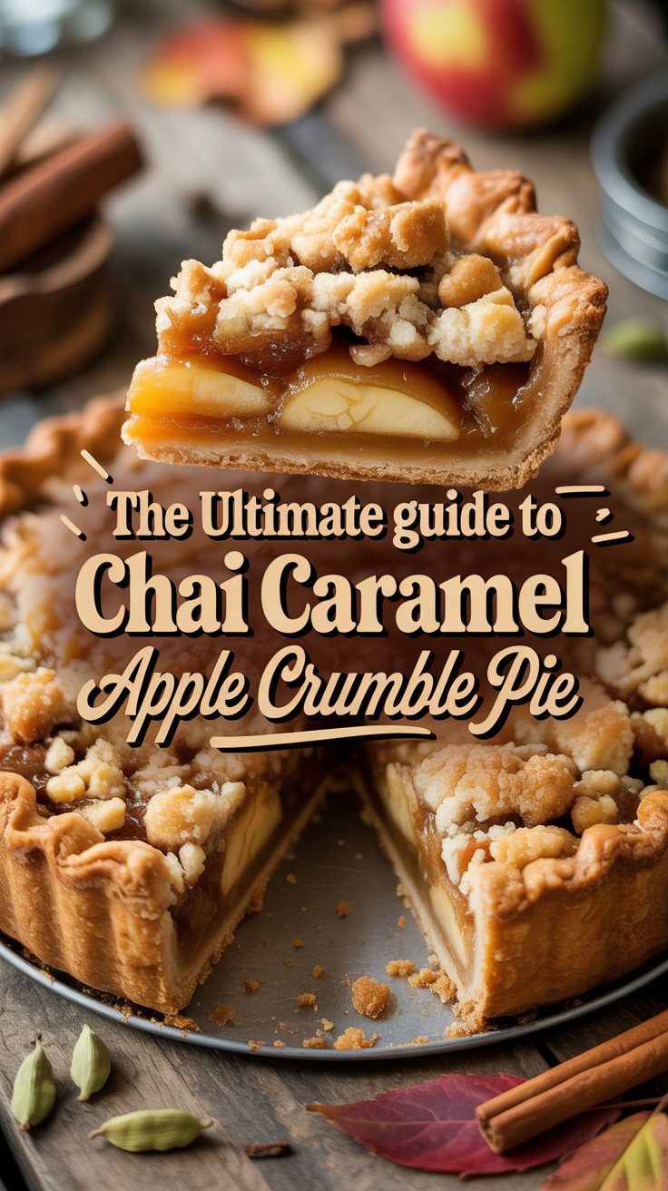 Discover the magic of fall flavors with The Ultimate Guide to Chai Caramel Apple Crumble Pie, a dessert that combines the cozy essence of chai spices with the classic appeal of apple crumble. This pie is not just a treat; it’s an experience that will make your taste buds dance with excitement.