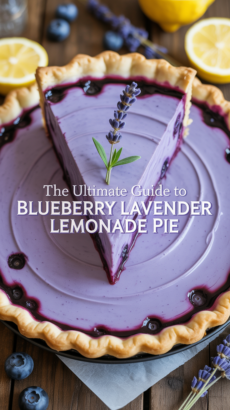 Delve into The Ultimate Guide to Blueberry Lavender Lemonade Pie, a dessert that captures the essence of summer in every bite. This unique recipe combines juicy blueberries, aromatic lavender, and zesty lemon for a refreshing treat that is as visually stunning as it is delicious, making it the perfect addition to any seasonal gathering.