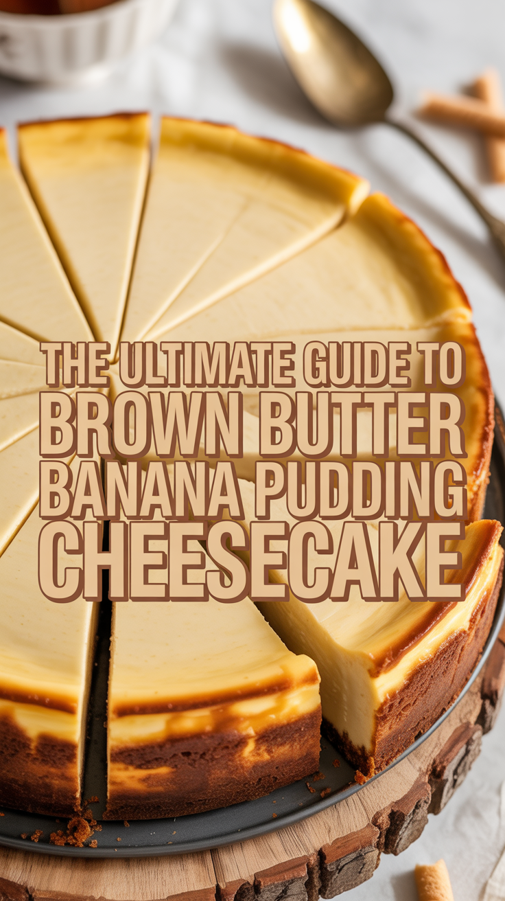 Dive into the indulgent world of the Ultimate Brown Butter Banana Pudding Cheesecake, where classic flavors meet decadent flair. This innovative dessert offers a rich, nutty twist on traditional banana pudding, elevating your cheesecake experience to new and delicious heights.