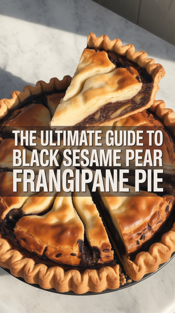 Unveil the delightful fusion of flavors in The Ultimate Guide to Black Sesame Pear Frangipane Pie. This recipe combines the nutty richness of black sesame with the natural sweetness of ripe pears, nestled in a buttery, flaky crust. Each slice offers a sensory experience that tantalizes the taste buds and warms the heart, making it a perfect addition to any gathering.