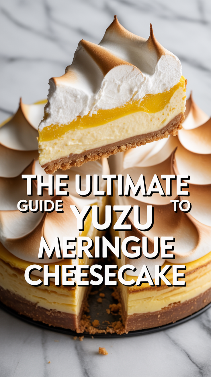 Perfect for any occasion, this Yuzu Meringue Cheesecake is bound to be a favorite among family and friends. Enjoy the delight of creating a dish that not only looks spectacular but also bursts with refreshing flavors.