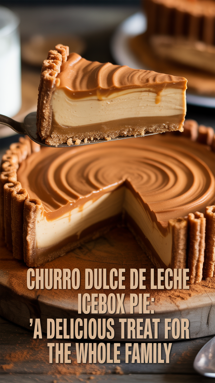 Explore inventive decorating ideas to elevate this dessert, from drizzling extra dulce de leche on top to adding a sprinkle of cinnamon for that classic churro finish. Your creativity will shine as you customize this icebox pie to suit your family’s tastes.