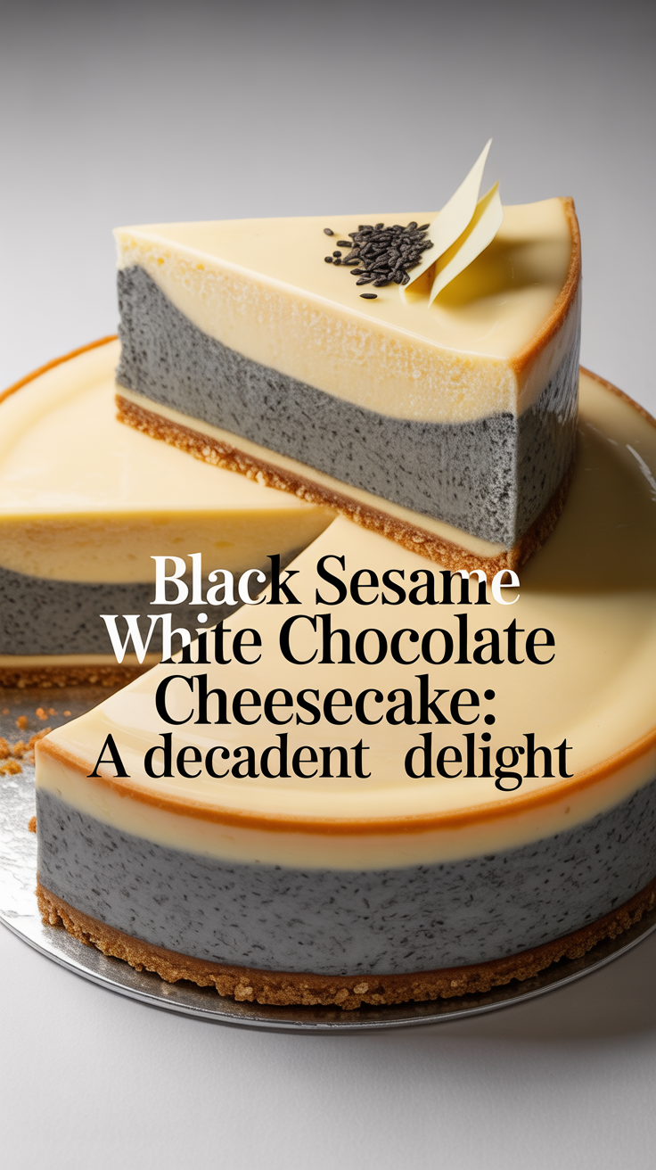 Ideal for celebrations or cozy gatherings, this Black Sesame White Chocolate Cheesecake is destined to become a beloved staple. Treat yourself and your loved ones to an unforgettable dessert that celebrates both tradition and innovation in every slice.