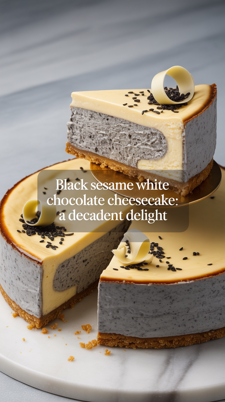 Explore the rich, toasty notes of black sesame, perfectly intertwined with the luxurious creaminess of white chocolate. Each bite is a delightful surprise, offering a sophisticated blend of flavors that elevate your dessert experience to new heights.