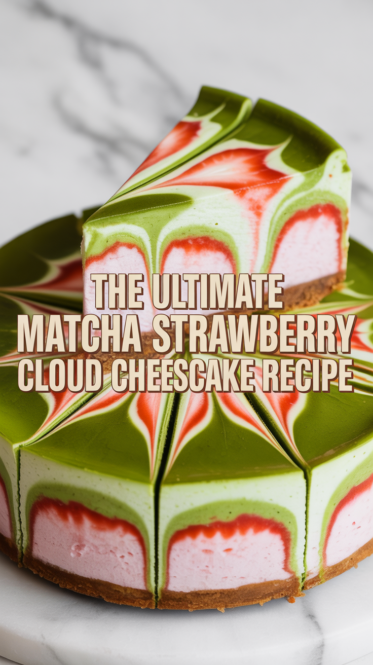 Embark on a culinary journey with the Ultimate Matcha Strawberry Cloud Cheesecake, where the vibrant flavors of green tea and luscious strawberries collide in a dreamy dessert. This silky cheesecake captures both the essence and beauty of spring, making it the perfect centerpiece for any gathering.