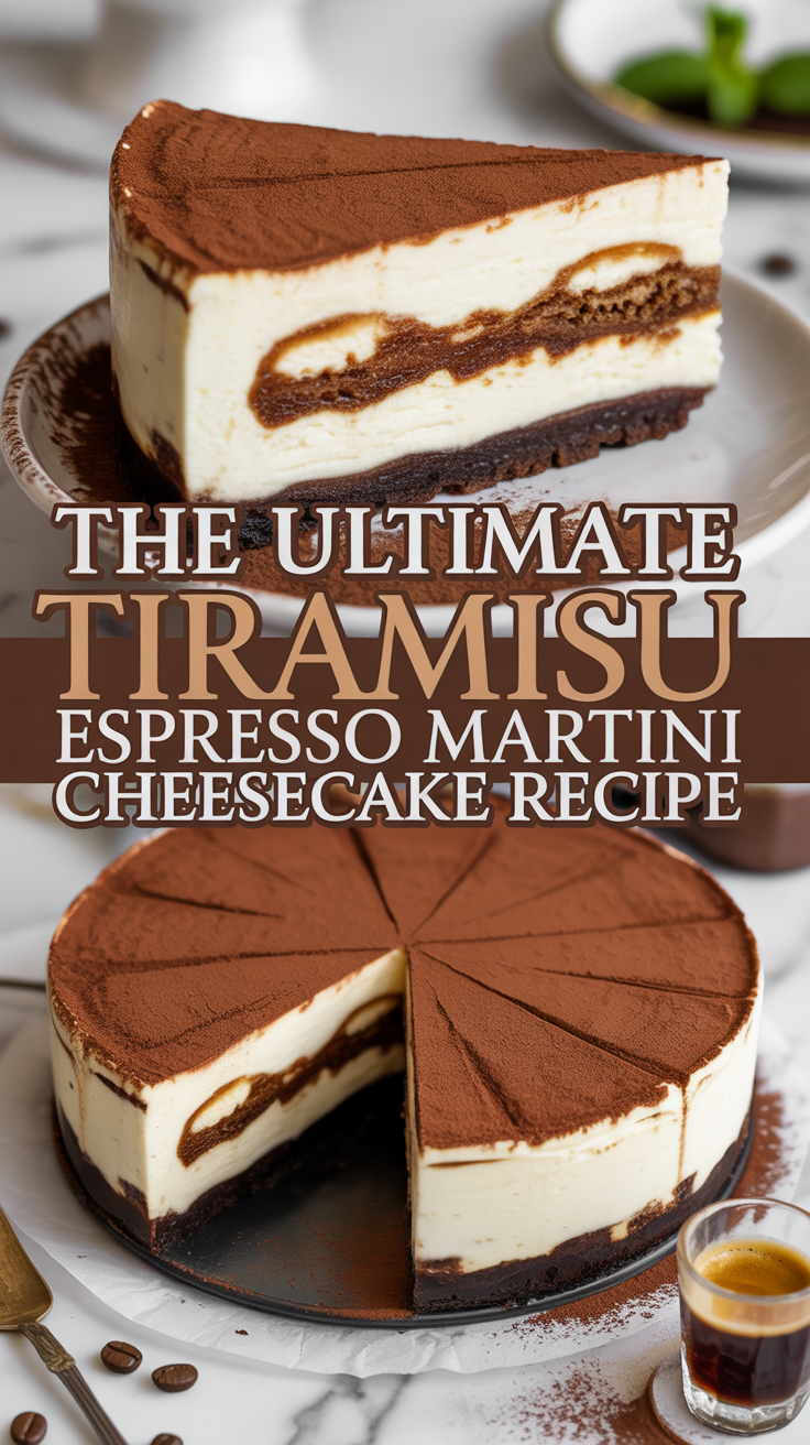 Whether it's a special celebration or a cozy night in, this Tiramisu Espresso Martini Cheesecake is the ultimate treat for any occasion. Prepare to indulge in a dessert that’s as delicious as it is unforgettable, leaving everyone craving another slice.